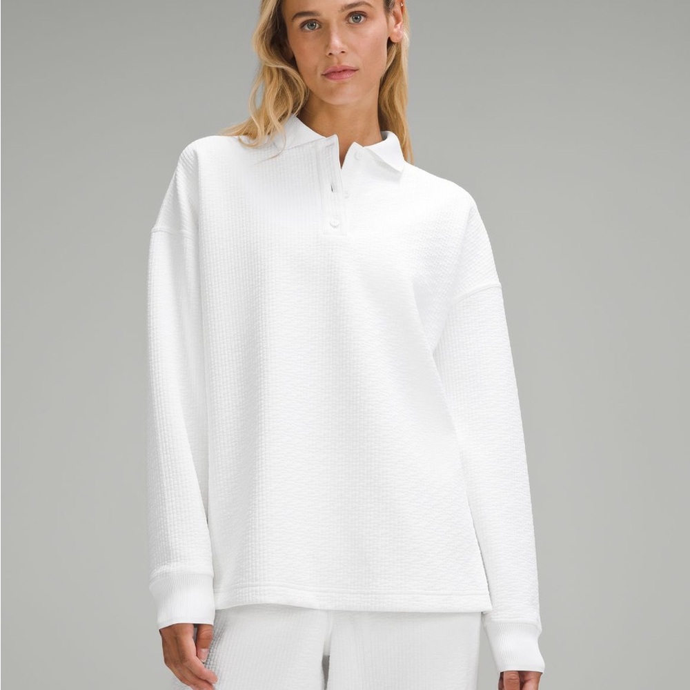 Brand New Lululemon Textured Terry Polo
